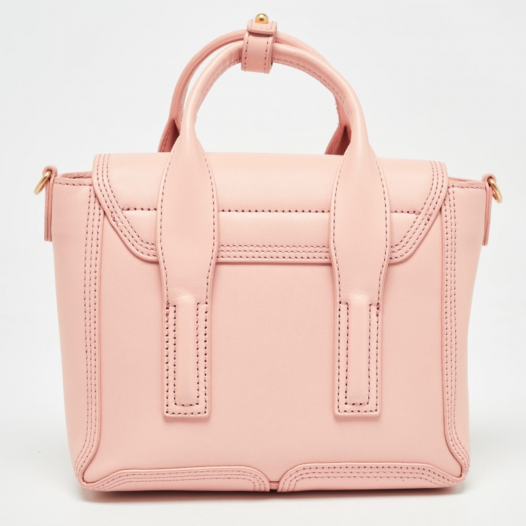 Pre Owned 3.1 Phillip Lim Rose Pink Leather Mini Pashli Satchel