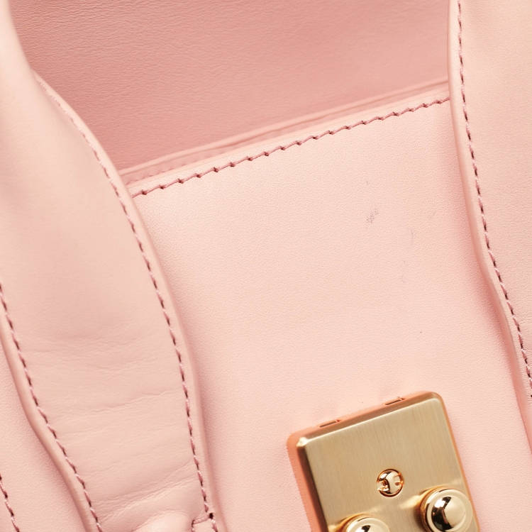 Pre Owned 3.1 Phillip Lim Rose Pink Leather Mini Pashli Satchel