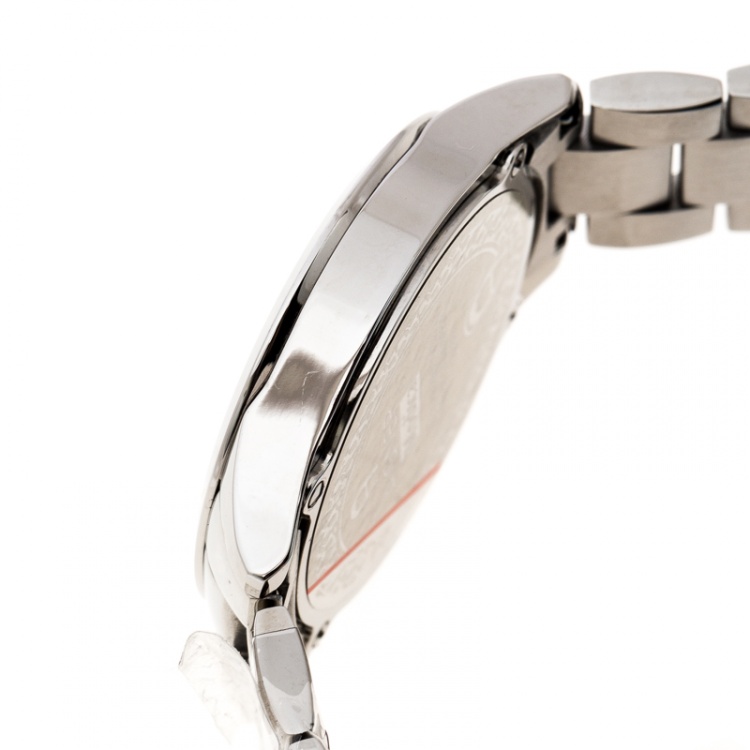 Pre Owned Aigner Black Stainless Steel  Modica A32600 Women's Wristwatch 31 mm