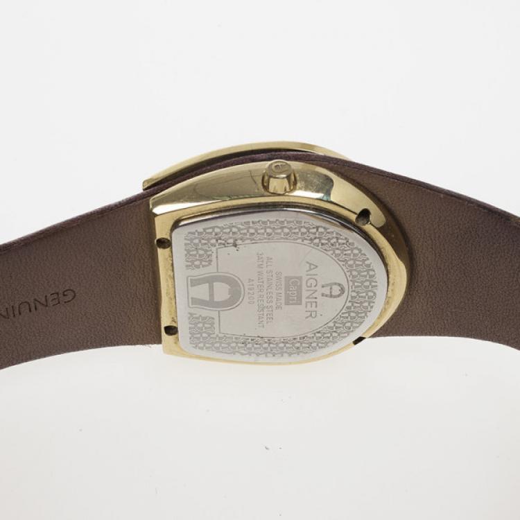 Pre Owned Aigner Capri Stainless Steel Womens Watch 31 MM