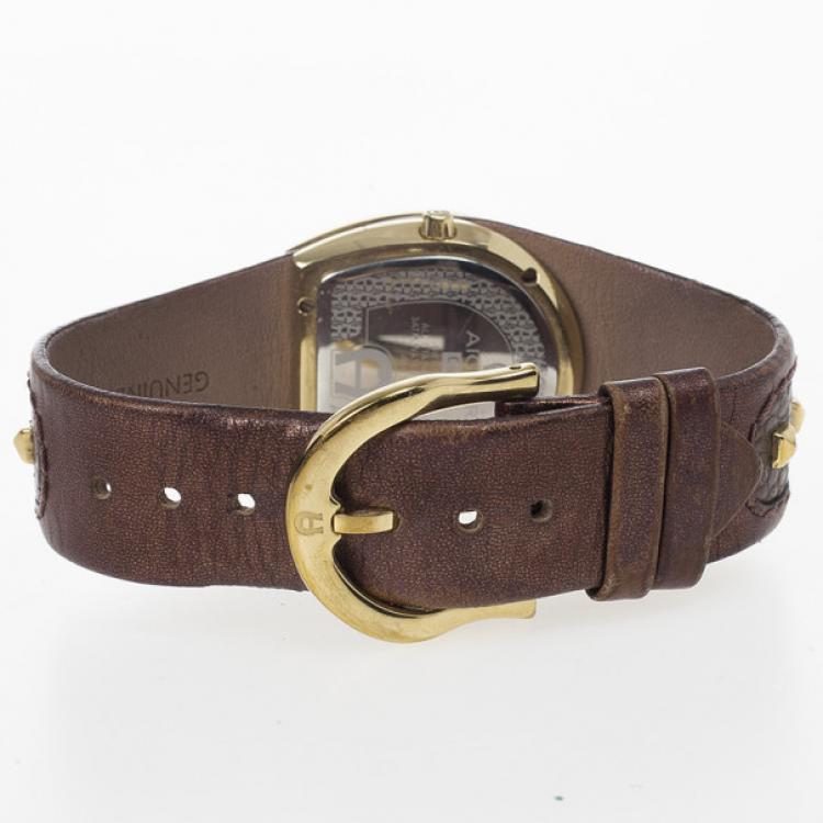 Pre Owned Aigner Capri Stainless Steel Womens Watch 31 MM