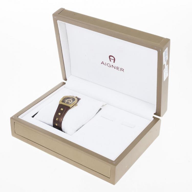 Pre Owned Aigner Capri Stainless Steel Womens Watch 31 MM