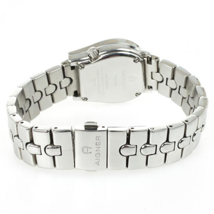 Pre Owned Aigner Verona SS Ladies Watch 30 MM