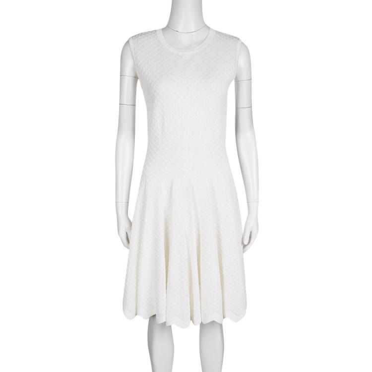 alaia white dress