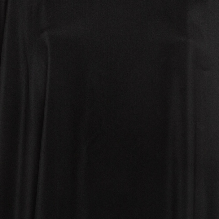 Pre Owned Alaia Black Silk Metal Bangle Detailed Kaftan Dress M