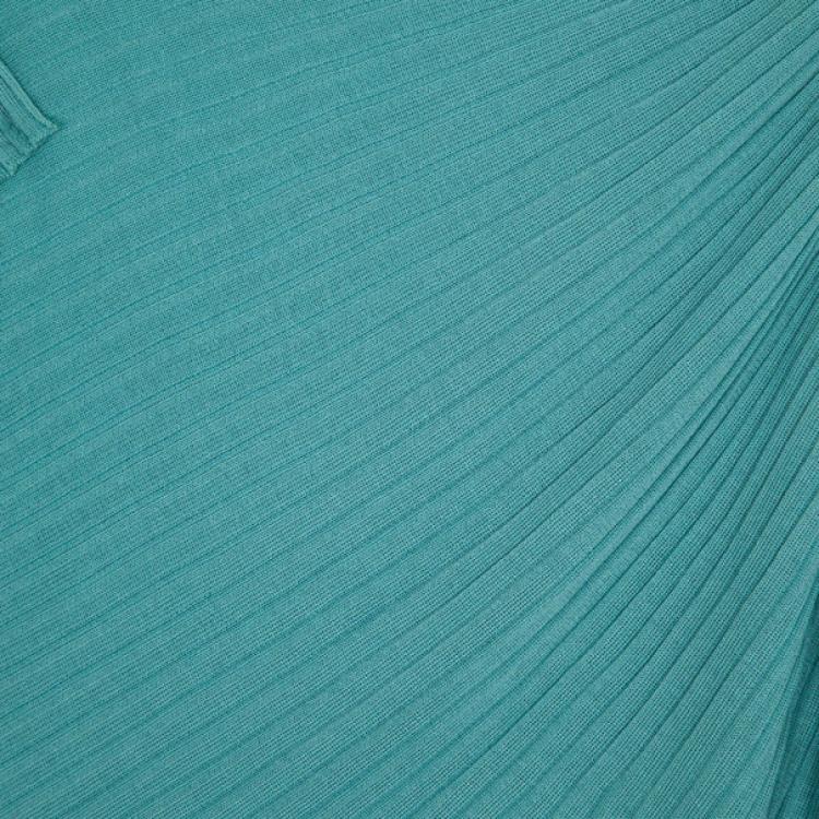 Pre Owned Alberta Ferretti Pleated Short Top M