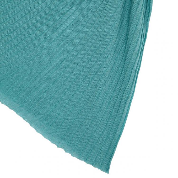 Pre Owned Alberta Ferretti Pleated Short Top M