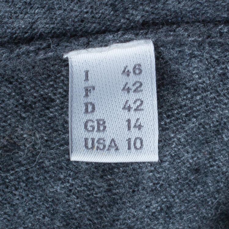 Pre Owned Alberta Ferretti Cashmere Embellished Sweater L