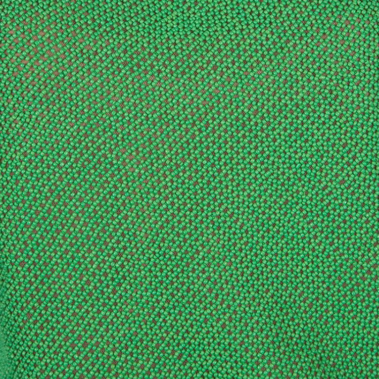 Pre Owned Alberta Ferretti Multicolor All Over Beaded Wrap-around Sleeveless Top S