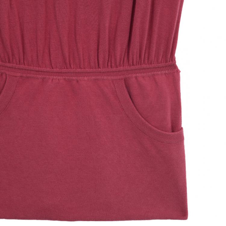 Pre Owned Alexander McQueen Racerback Pocketed Tunic Dress S