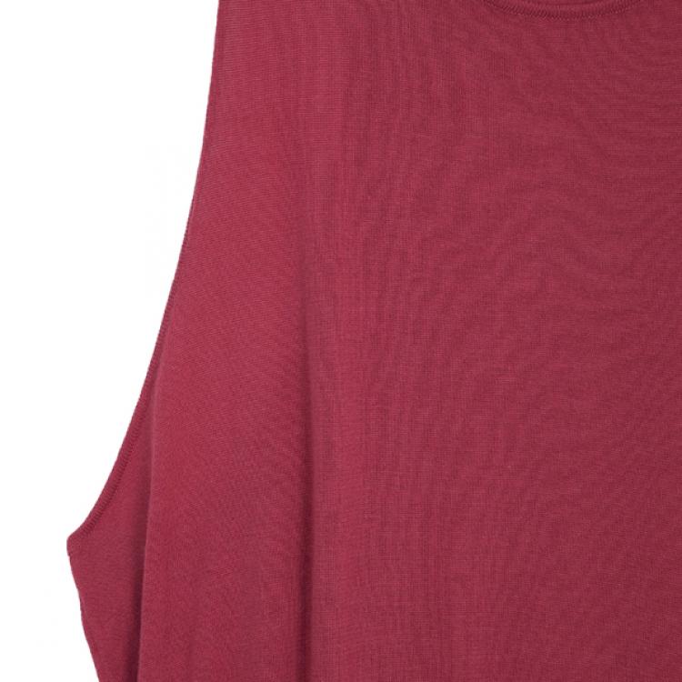 Pre Owned Alexander McQueen Racerback Pocketed Tunic Dress S