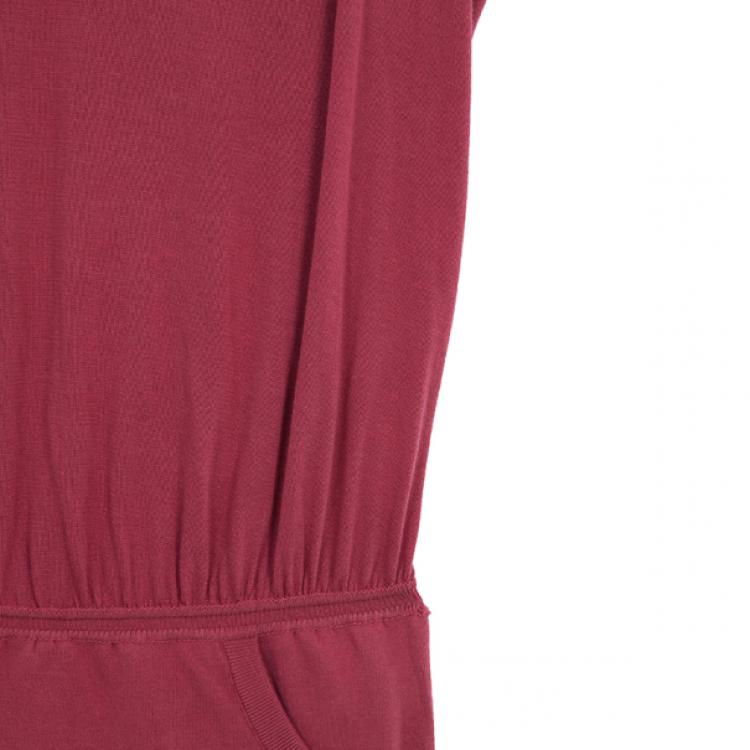 Pre Owned Alexander McQueen Racerback Pocketed Tunic Dress S