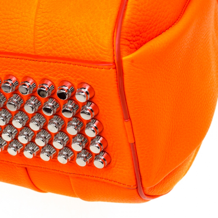 Pre Owned Alexander Wang Orange Leather Top Handle Bag
