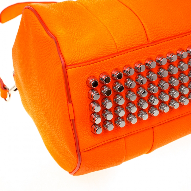 Pre Owned Alexander Wang Orange Leather Top Handle Bag