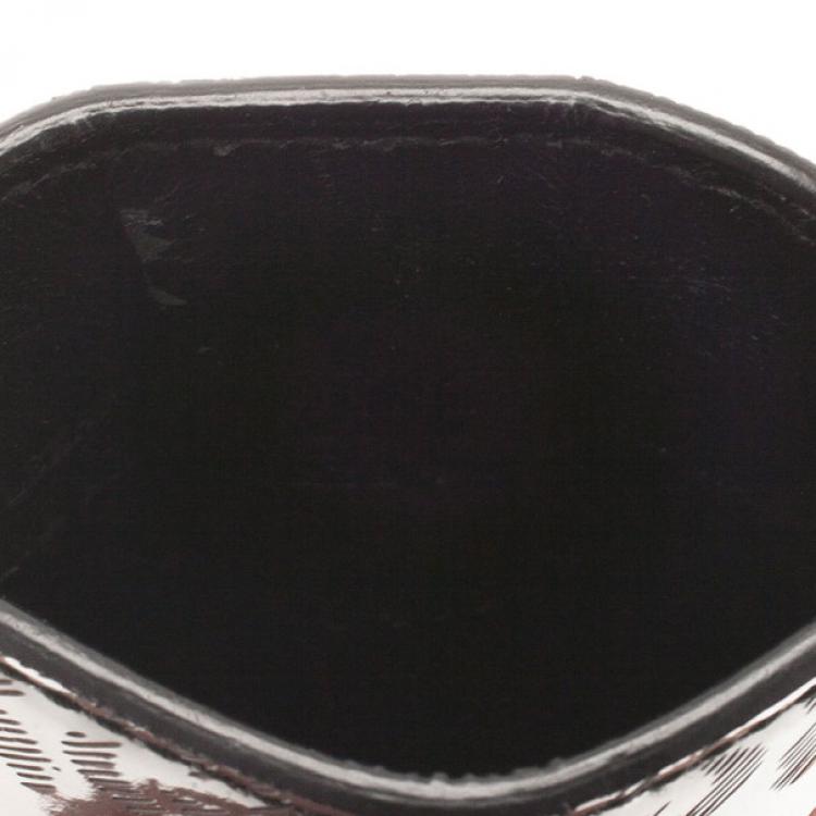 Pre Owned Alexander McQueen Black Patent iPhone Case