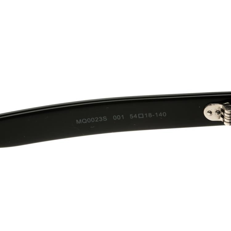 Pre Owned McQ By Alexander McQueen Grey/Black MQ0023S Cat Eye Sunglasses