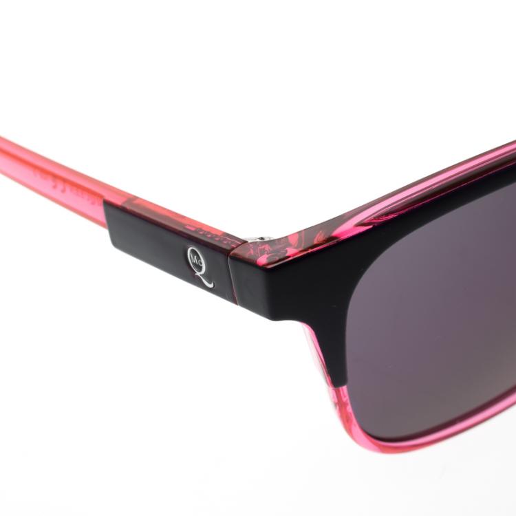 Pre Owned Alexander McQueen Tranparent Pink/Purple MCQ 0047/S Wayfarer Sunglasses
