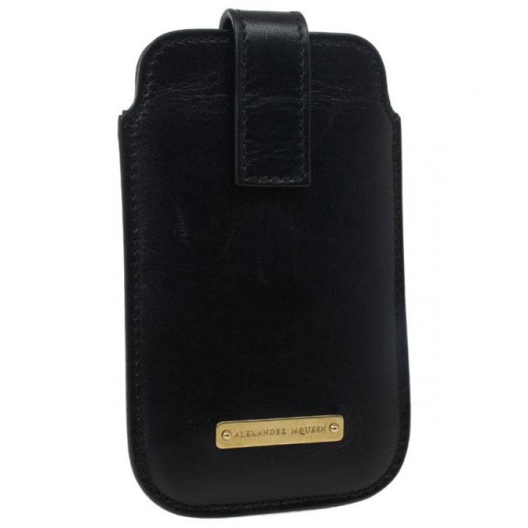 Pre Owned Alexander McQueen Logo Plaque Bond iPhone Cover