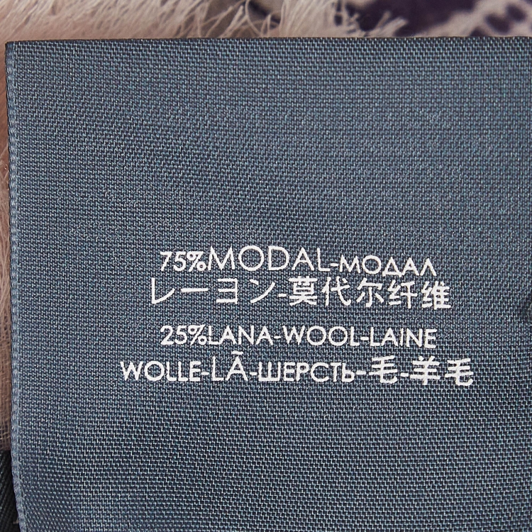 Pre Owned Alexander McQueen Pink Skull Print Modal Square Scarf