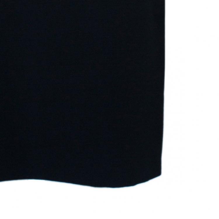 Pre Owned Alexander McQueen Black Fitted Midi Dress M