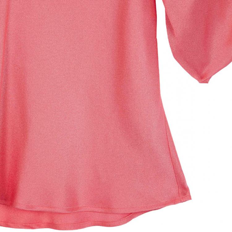 مملوكة مسبقًا Alexander McQueen Draped Neck Silk Top S