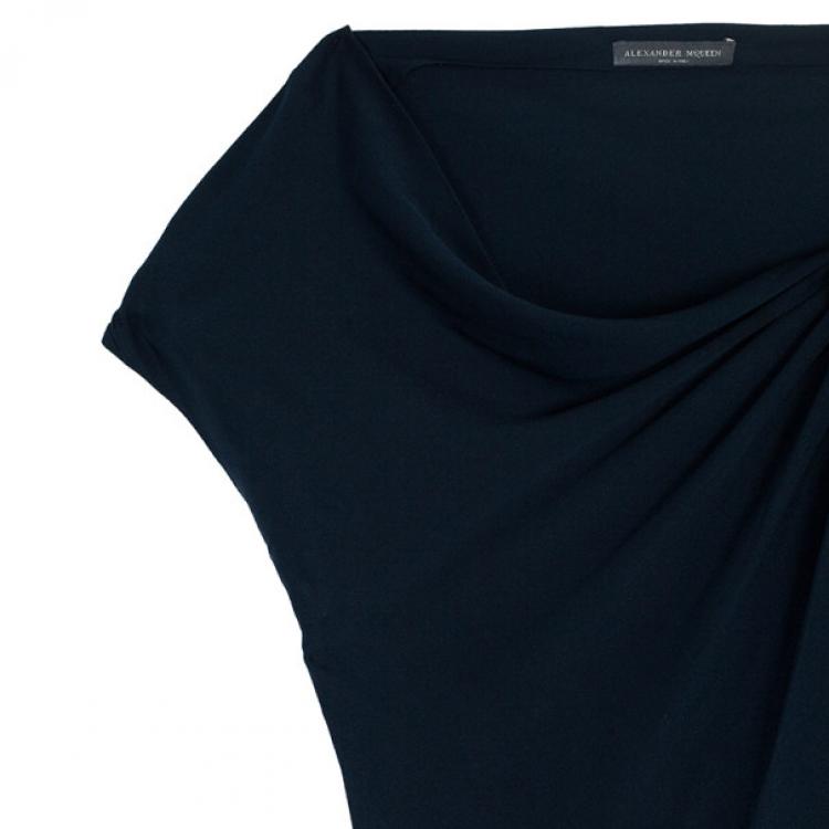 Pre Owned Alexander McQueen Satin Block Dress S