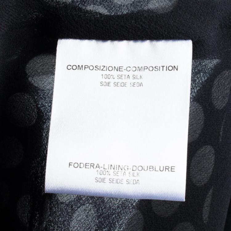 Pre Owned Alexander McQueen Polka Dot Halterneck Top M