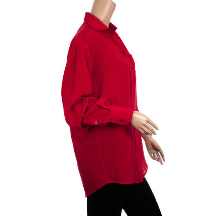 Pre Owned Alexander McQueen Red Shirt M