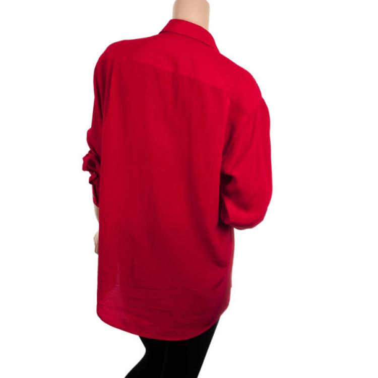 Pre Owned Alexander McQueen Red Shirt M