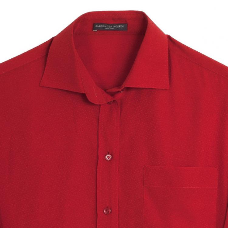 Pre Owned Alexander McQueen Red Shirt M
