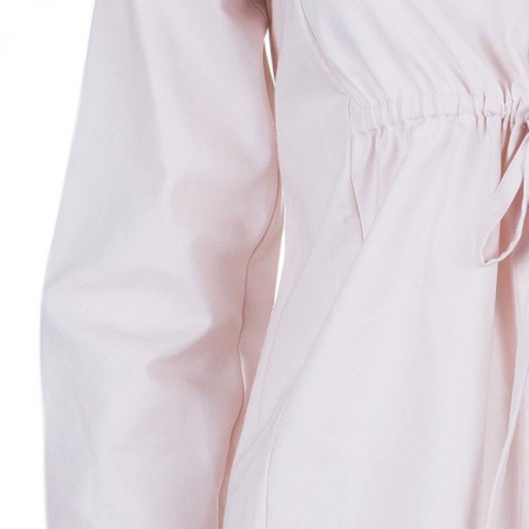 Pre Owned Alexander McQueen Tie-Up Peplum Shirt S