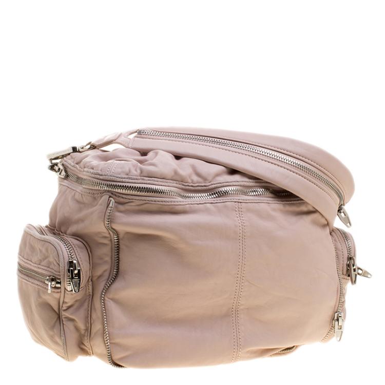Pre Owned Alexander Wang Blush Pink Leather Jane Shoulder Bag
