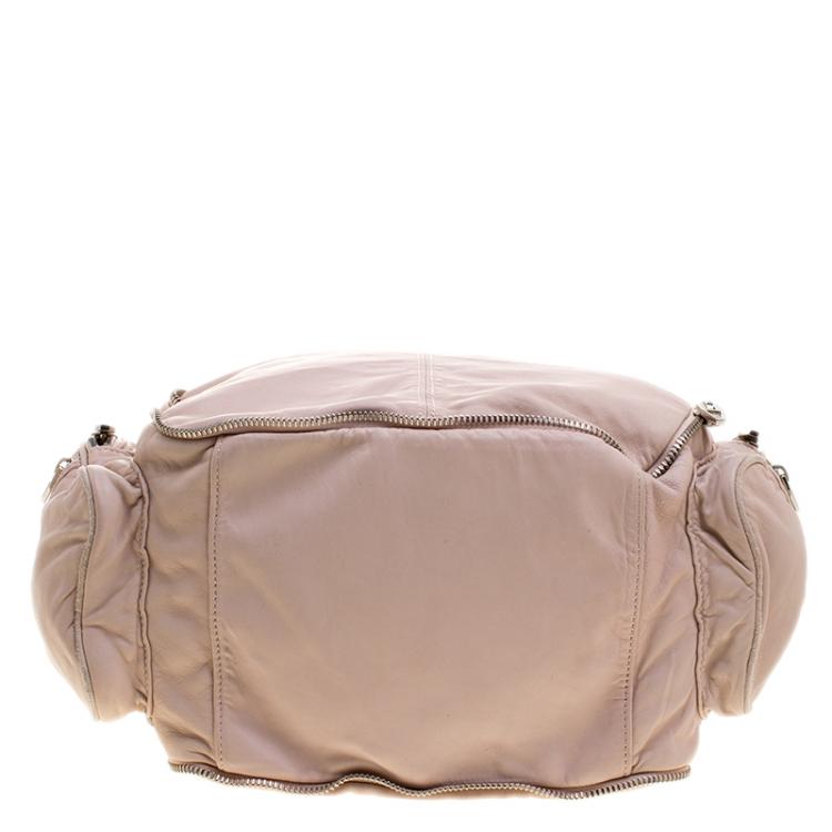 Pre Owned Alexander Wang Blush Pink Leather Jane Shoulder Bag