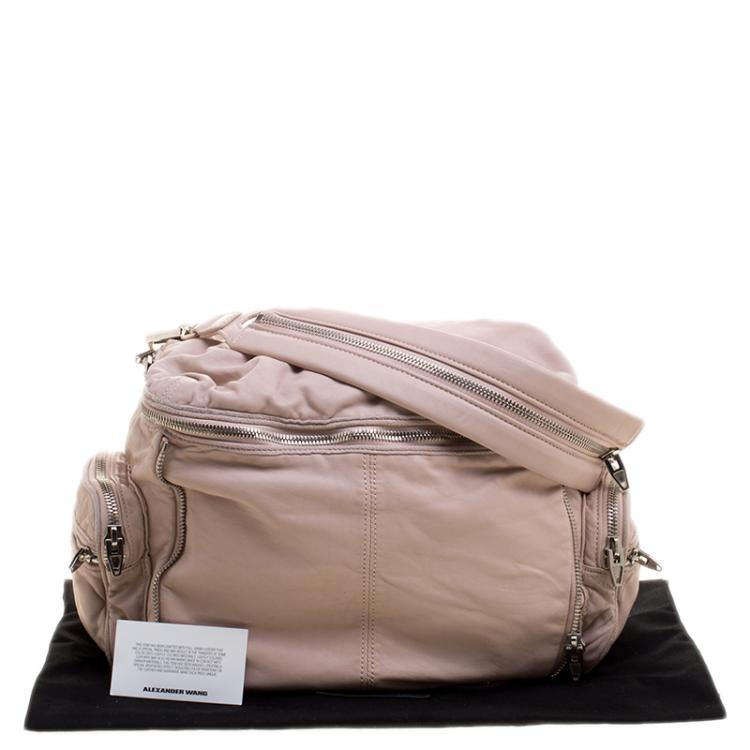 Pre Owned Alexander Wang Blush Pink Leather Jane Shoulder Bag