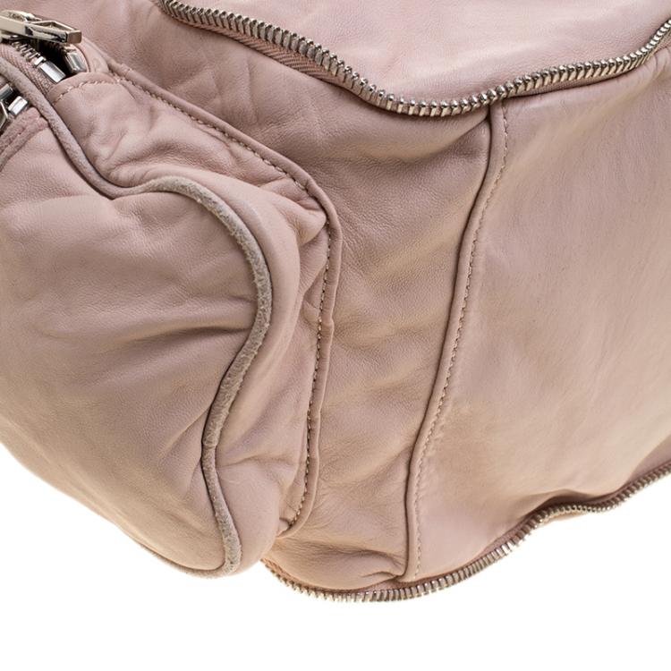 Pre Owned Alexander Wang Blush Pink Leather Jane Shoulder Bag