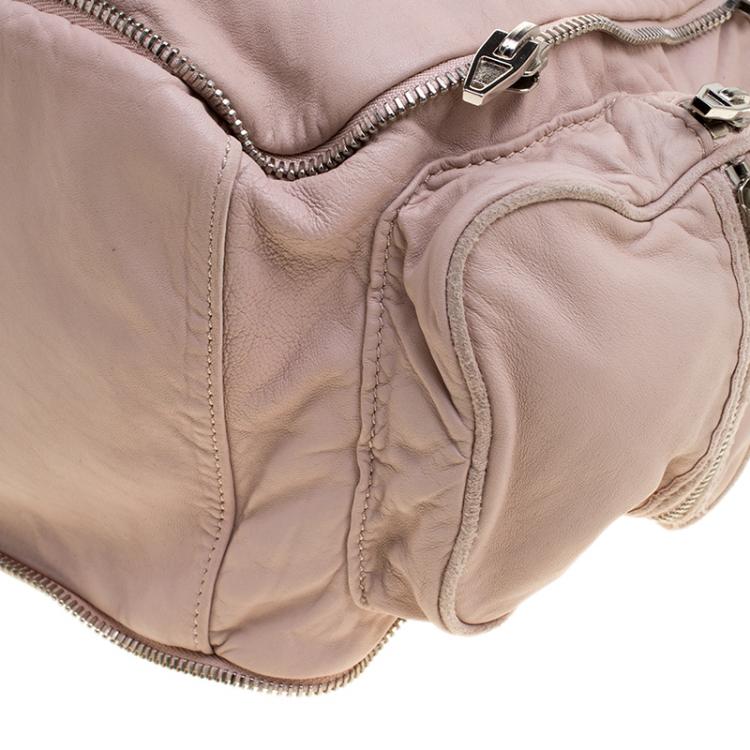 Pre Owned Alexander Wang Blush Pink Leather Jane Shoulder Bag