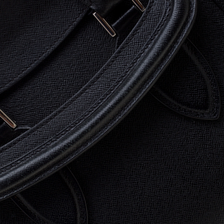 Pre Owned Alexander McQueen Black Leather Small Heroine Satchel