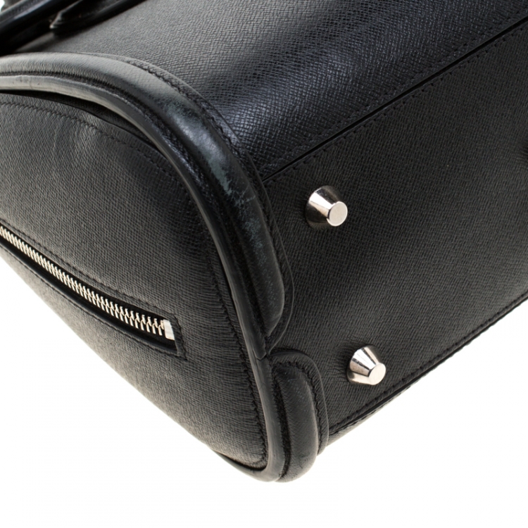 Pre Owned Alexander McQueen Black Leather Small Heroine Satchel