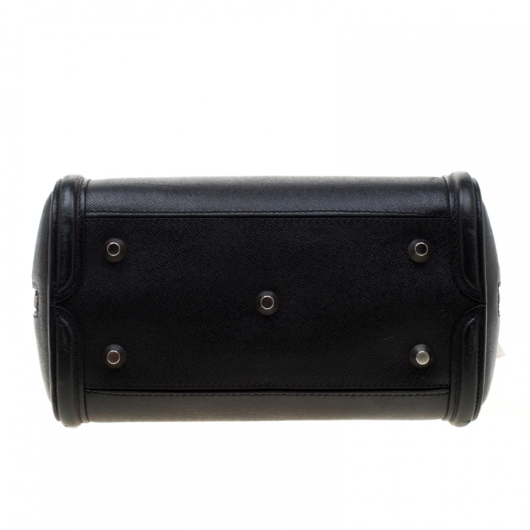 Pre Owned Alexander McQueen Black Leather Small Heroine Satchel