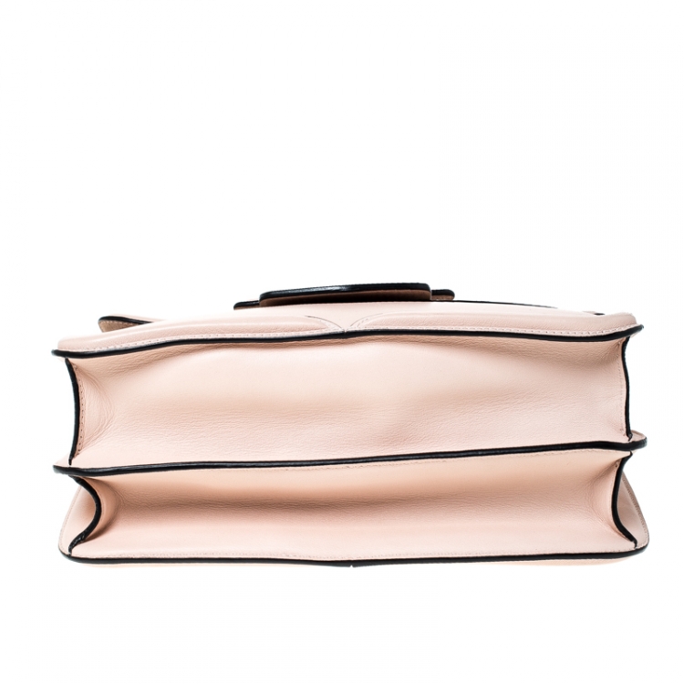 Pre Owned Alexander McQueen Beige Leather Heroine Chain Shoulder Bag