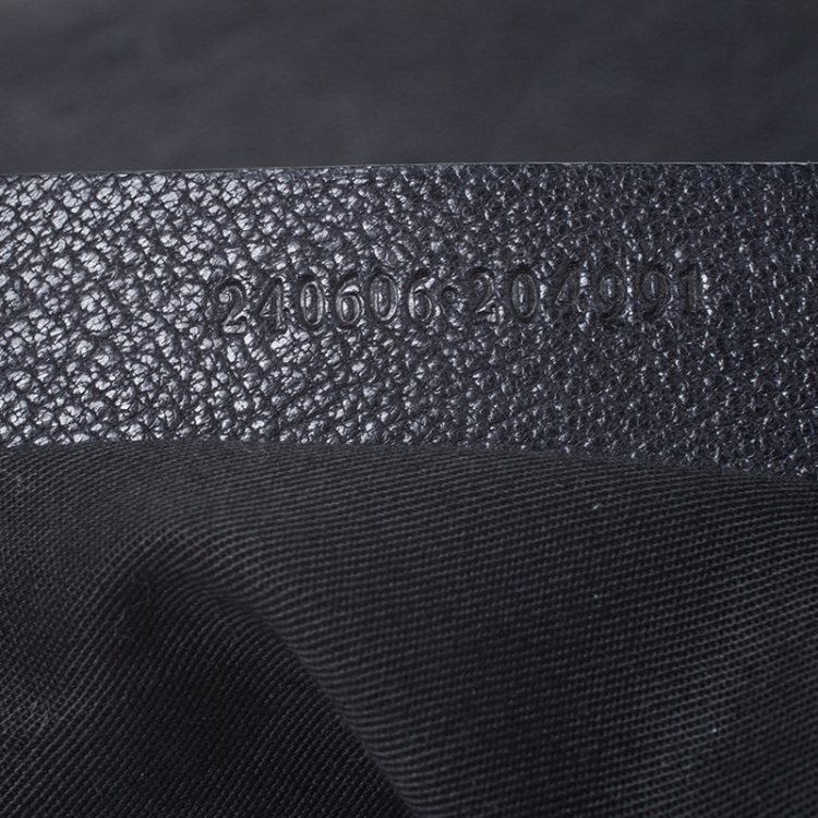 Pre Owned Alexander McQueen Black Leather Medium De Manta Clutch