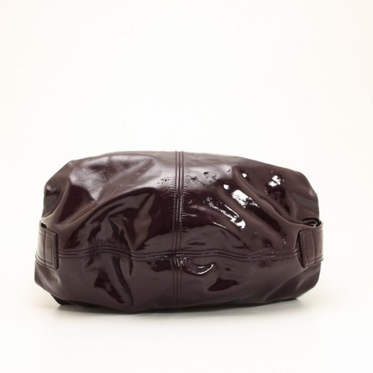 Pre Owned  Alexander McQueen Faithful Patent Leather Tote