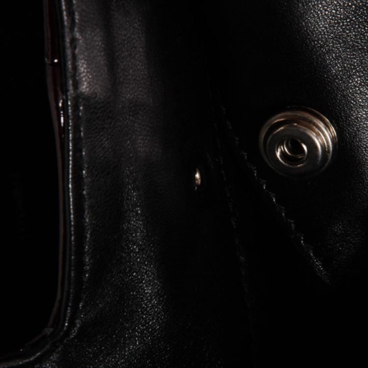 Pre Owned  Alexander McQueen Faithful Patent Leather Tote