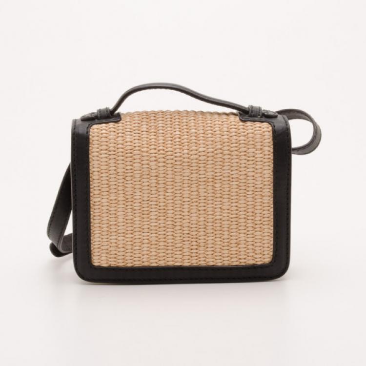 Pre Owned Alexander McQueen Archive Beige Woven Shoulder Bag 