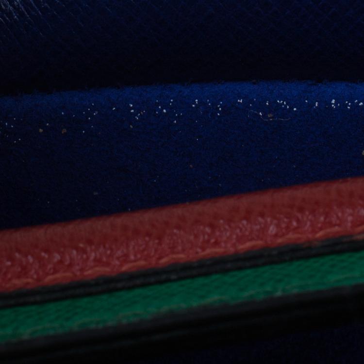 Pre Owned Alexander McQueen Multicolor Grain Leather Mini Heroine Shoulder Bag