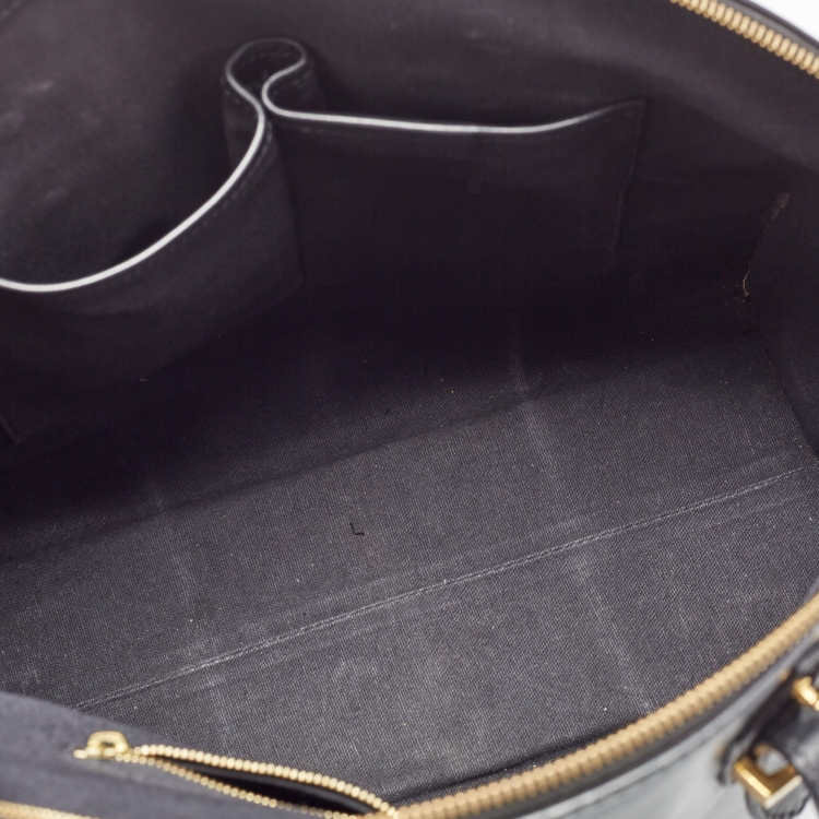 Pre Owned Alexander McQueen Black Leather Medium Legend Satchel