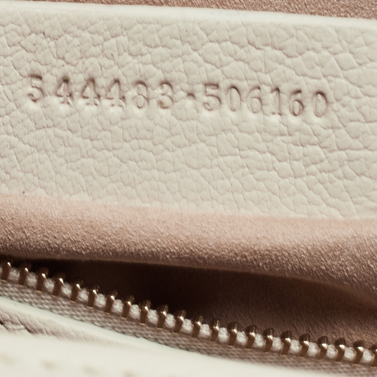 Pre Owned Alexander McQueen Off White Leather Box 19 Shoulder Bag 