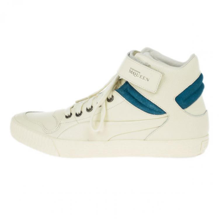 Pre Owned Alexander McQueen for Puma Winter White Street Climb III Sneakers Size 42
