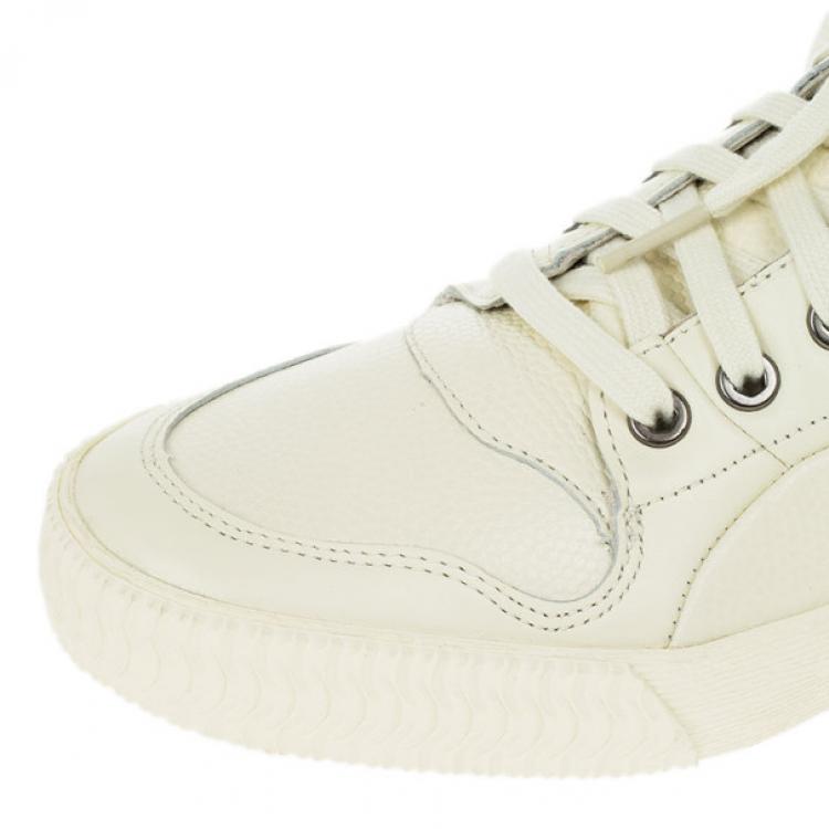 Pre Owned Alexander McQueen for Puma Winter White Street Climb III Sneakers Size 42