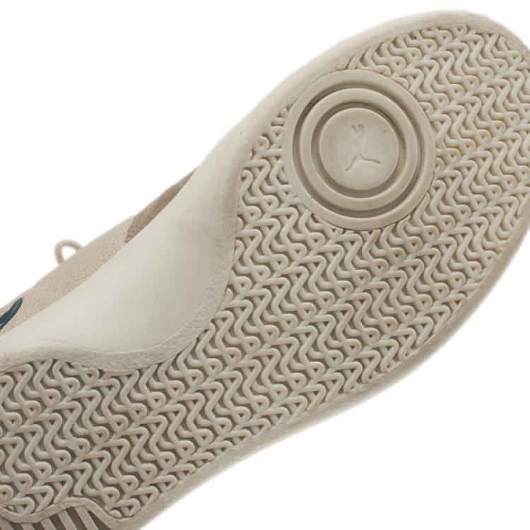 Pre Owned Alexander McQueen Beige Suede Joust III Sneakers Size 42